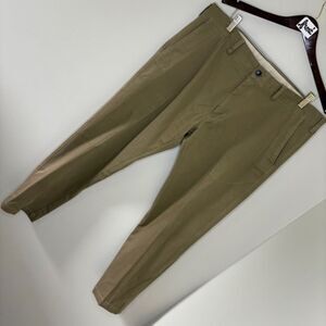 Reaction Kenneth Cole Tan Flat Front Recycle Chino Pants Men's 38 x 30